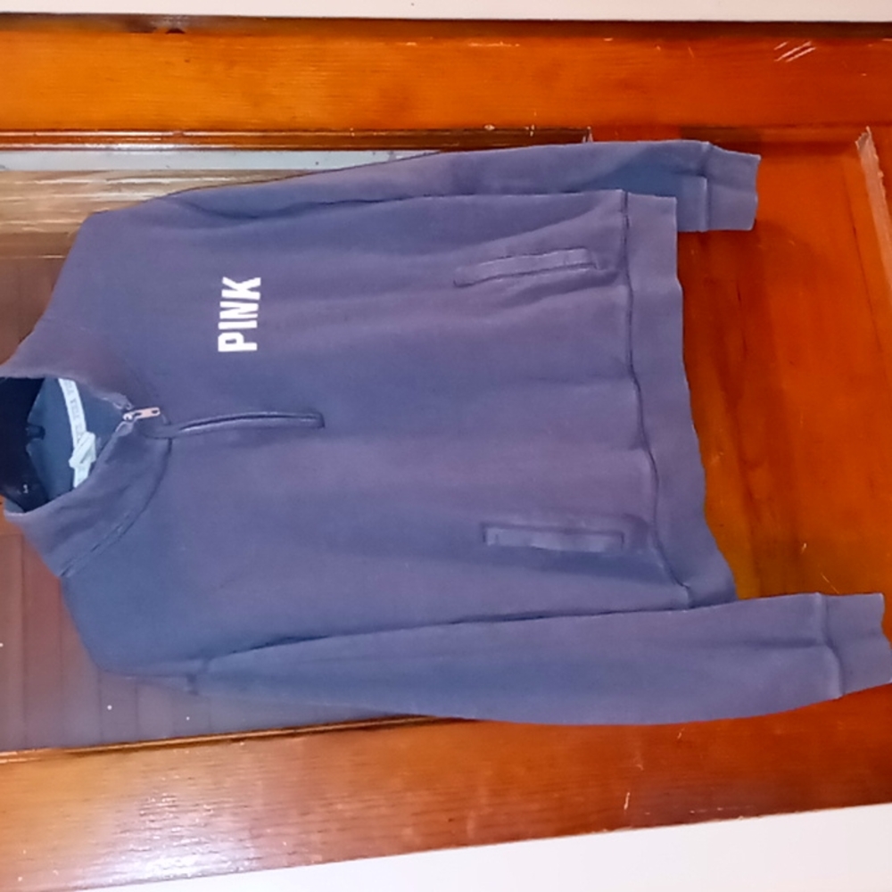 Victoria Secret Pink 3/4 zip sweatshirt